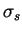 $\sigma_s$